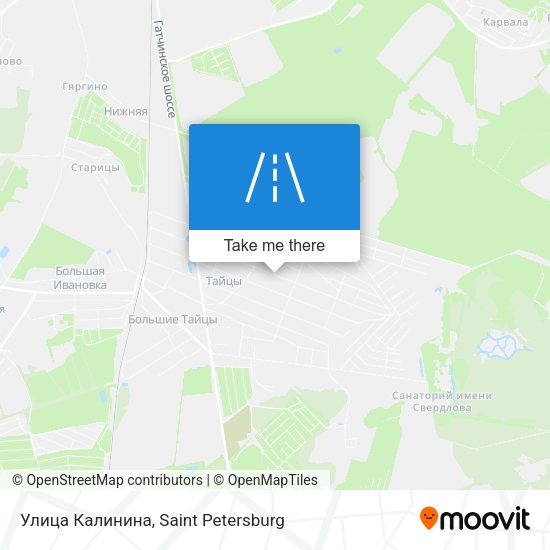 Улица Калинина map