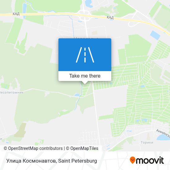 Улица Космонавтов map