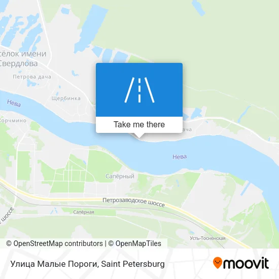 Улица Малые Пороги map