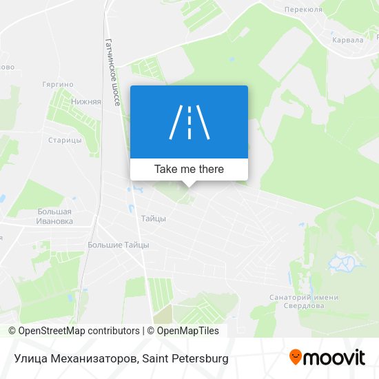 Улица Механизаторов map