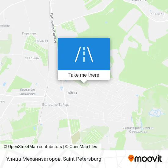Улица Механизаторов map