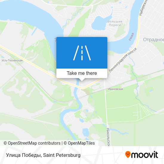 Улица Победы map