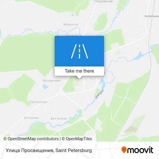 Улица Просвещения map