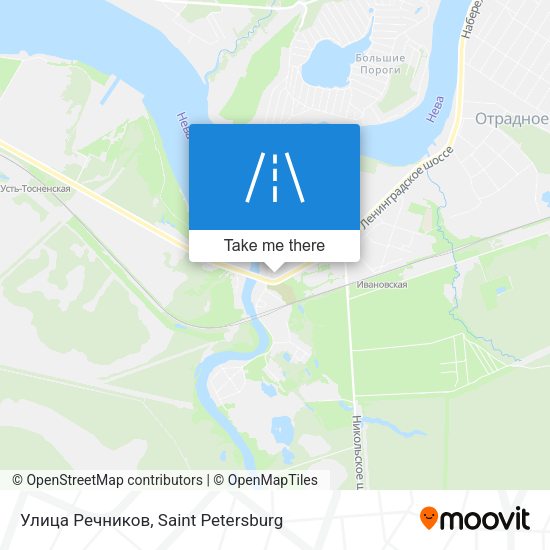 Улица Речников map