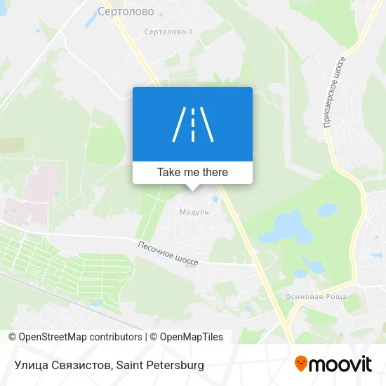 Улица Связистов map