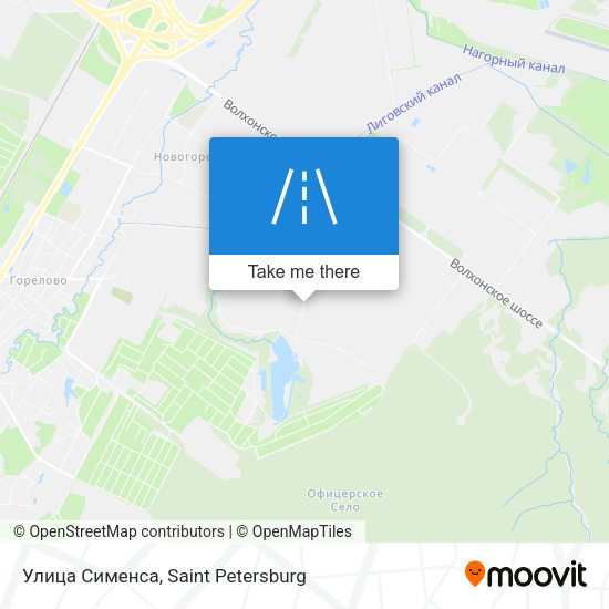 Улица Сименса map