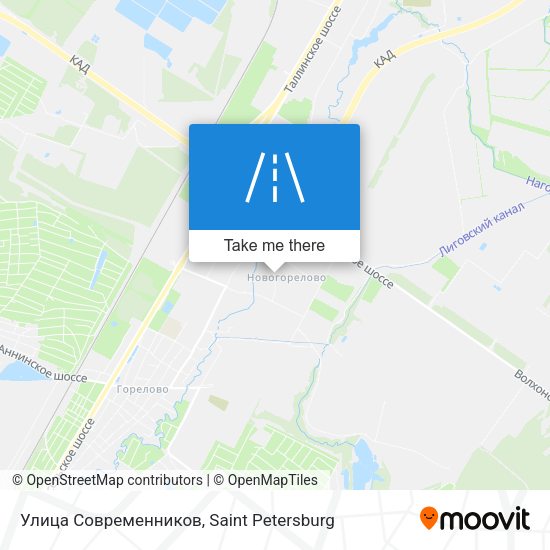 Улица Современников map