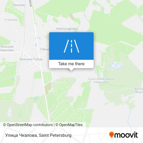 Улица Чкалова map