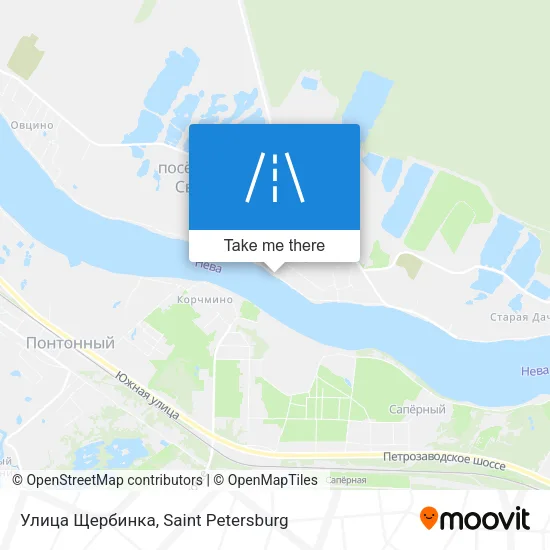 Улица Щербинка map