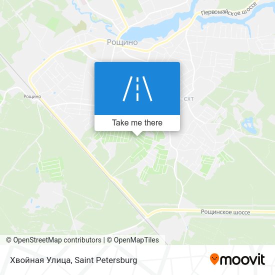 Хвойная Улица map
