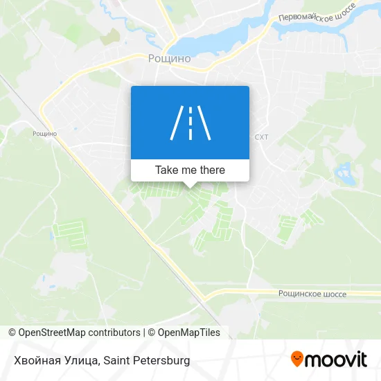 Хвойная Улица map