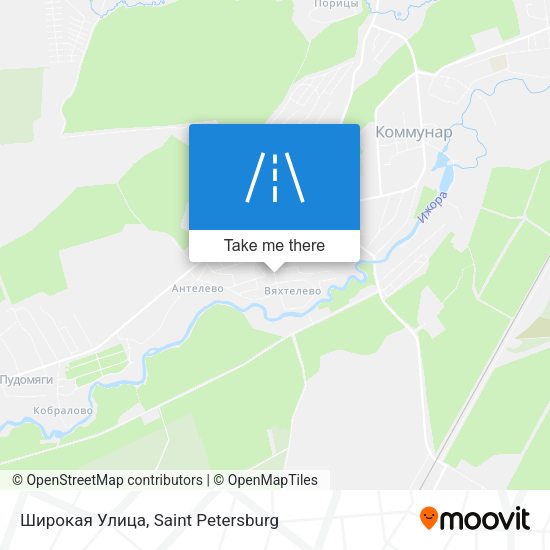 Широкая Улица map