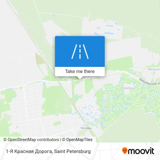 1-Я Красная Дорога map