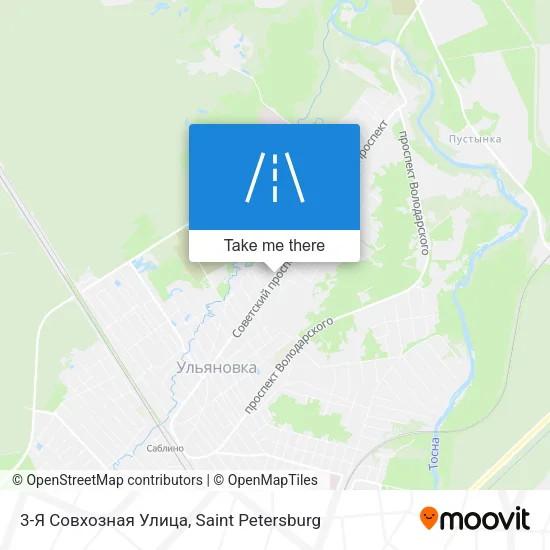3-Я Совхозная Улица map