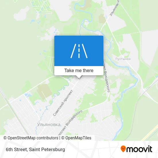 6th Street map
