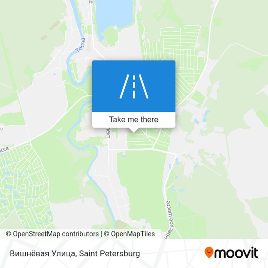 Вишнёвая Улица map