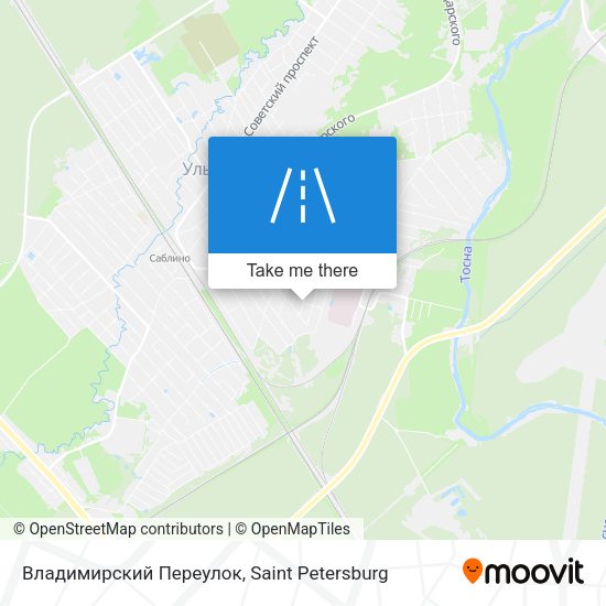 Владимирский Переулок map