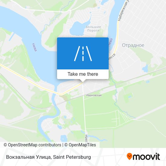 Вокзальная Улица map