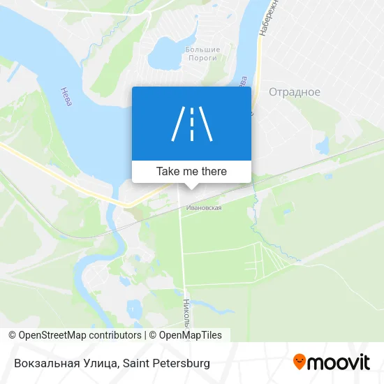 Вокзальная Улица map