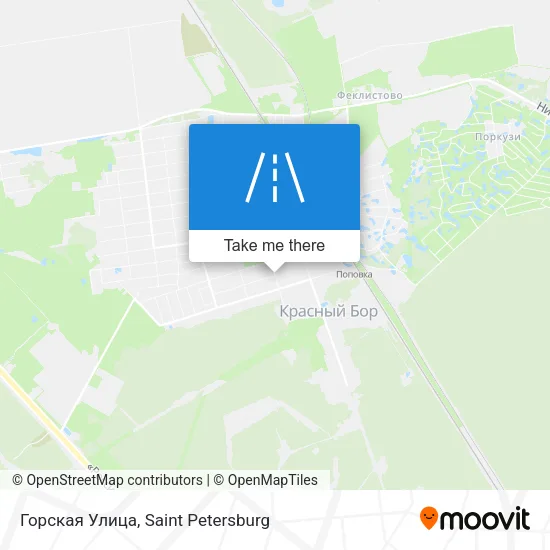 Горская Улица map