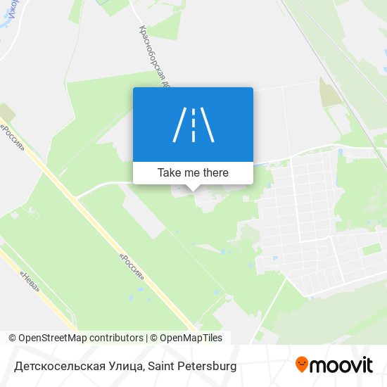 Детскосельская Улица map