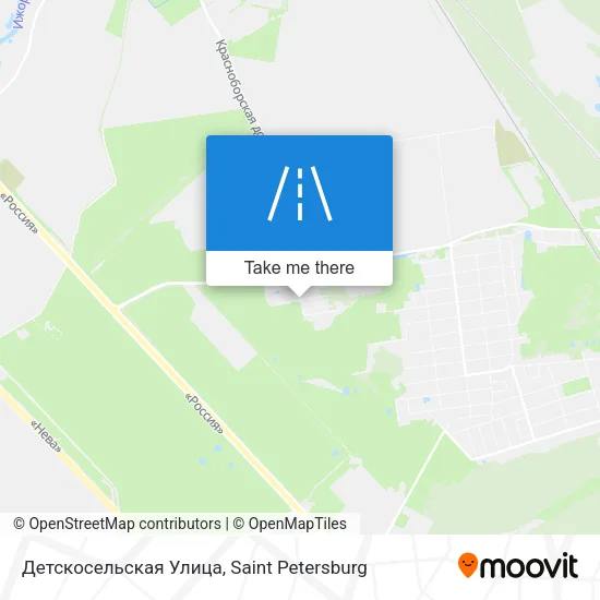 Детскосельская Улица map