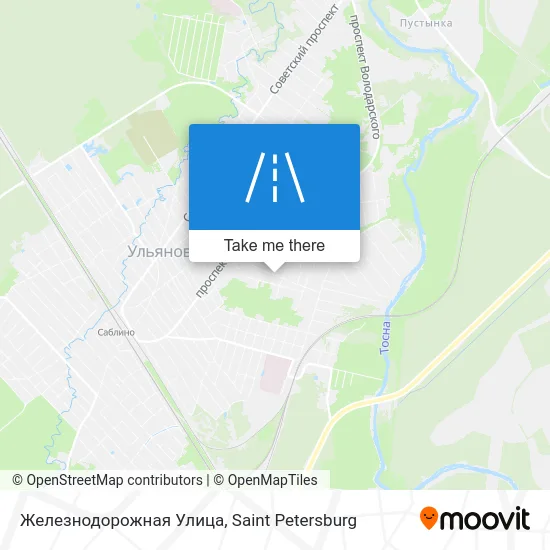 Железнодорожная Улица map