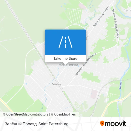 Зелёный Проезд map