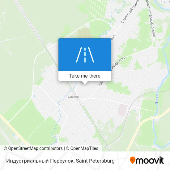 Индустриальный Переулок map