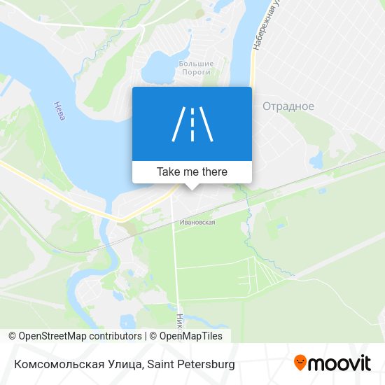 Комсомольская Улица map