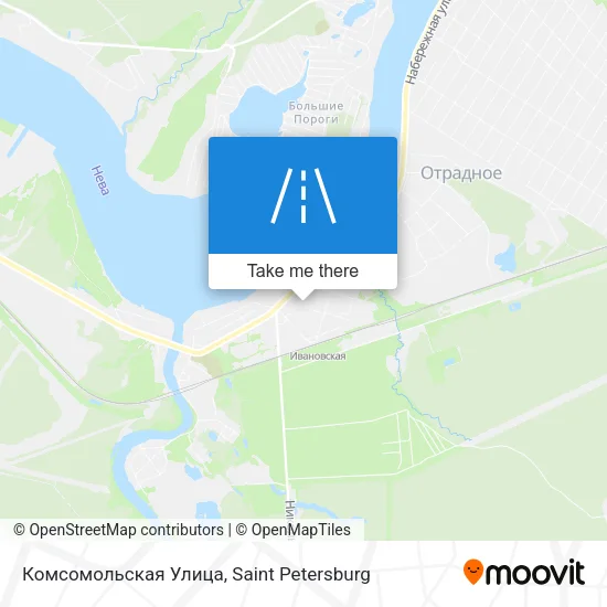 Комсомольская Улица map