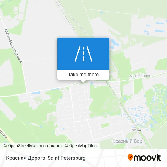 Красная Дорога map