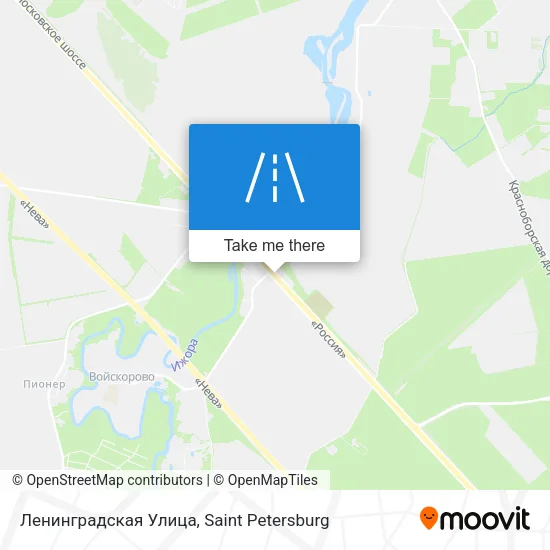 Ленинградская Улица map