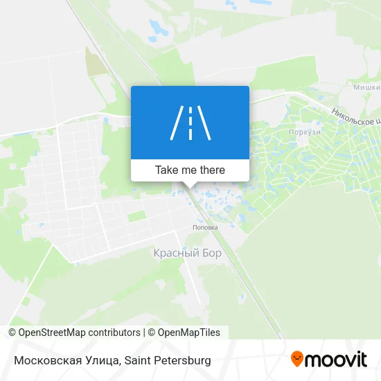 Московская Улица map