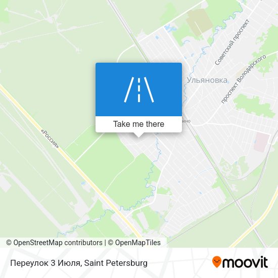 Переулок 3 Июля map