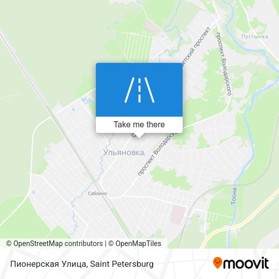 Пионерская Улица map