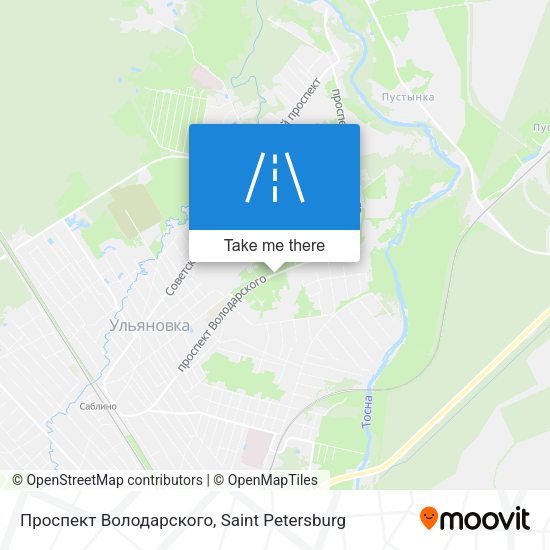 Проспект Володарского map