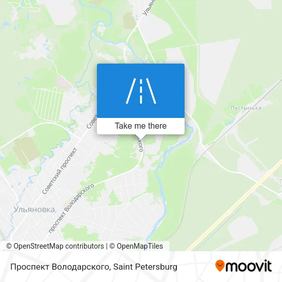 Проспект Володарского map