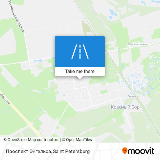 Проспект Энгельса map