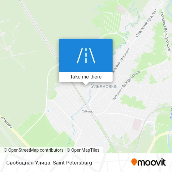 Свободная Улица map