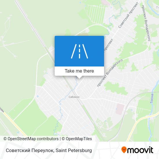 Советский Переулок map