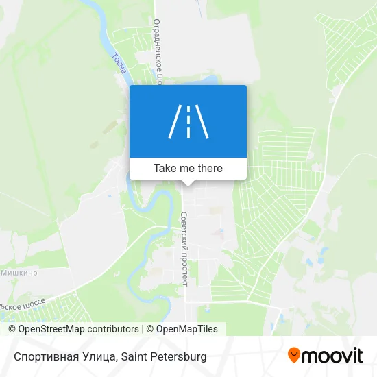 Спортивная Улица map