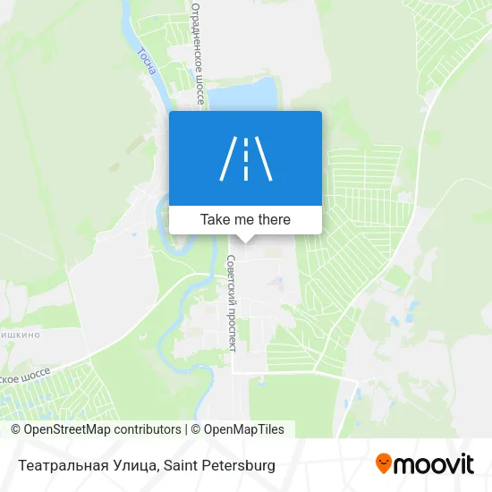 Театральная Улица map