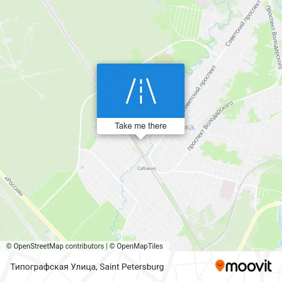 Типографская Улица map
