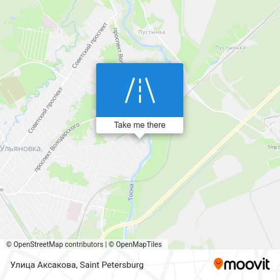 Улица Аксакова map