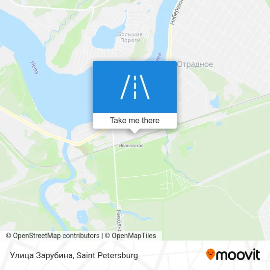 Улица Зарубина map