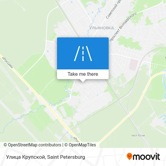 Улица Крупской map