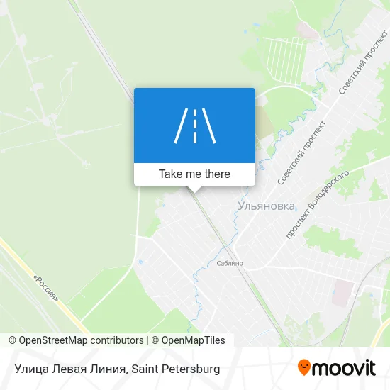 Улица Левая Линия map