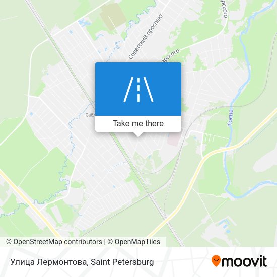 Улица Лермонтова map