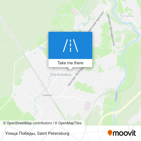 Улица Победы map